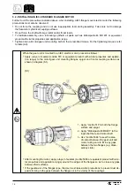 Preview for 18 page of BONFIGLIOLI A 10 Installation Use And Service Manual