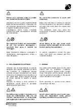 Preview for 9 page of BONFIGLIOLI BMS series Installation Use And Service Manual