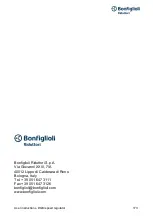 Предварительный просмотр 173 страницы BONFIGLIOLI DGM User Instructions