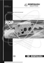 BONFIGLIOLI HDP 60 Installation Use And Service Manual preview