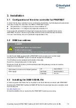 Preview for 17 page of BONFIGLIOLI Profinet DGM Series Operating Manual