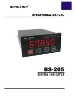 Bongshin BS-205 Operation Manuals preview