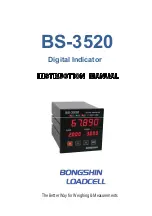 Bongshin BS-3520 Instruction Manual preview