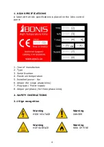 Предварительный просмотр 4 страницы BONIS ST535 User Handbook Manual