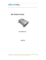 Preview for 1 page of BONITEL MVT340 User Manual