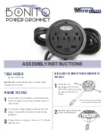 Bonito WireRun Assembly Instructions предпросмотр