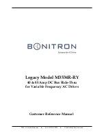 Preview for 1 page of bonitron Legacy M3534R-RY Customer Reference Manual