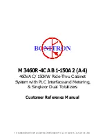 bonitron M3460R Customer Reference Manual preview