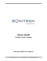 bonitron M3699 Reference Manual предпросмотр