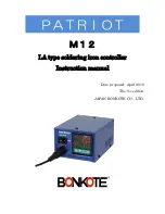 Preview for 1 page of BONKOTE M12 Instruction Manual