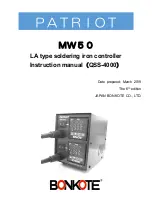 BONKOTE PATRIOT MW50 Instruction Manual предпросмотр