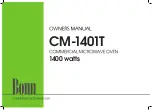 Bonn CM-1401T Owner'S Manual предпросмотр