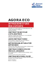 Preview for 1 page of Bonnet Neve Agora ECO User Instructions