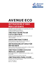 Bonnet Neve AVENUE ECO User Instructions preview