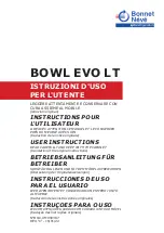 Preview for 1 page of Bonnet Neve BOWL EVO LT User Instructions