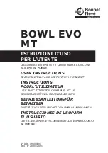 Preview for 1 page of Bonnet Neve BOWL EVO MT User Instructions