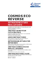 Bonnet Neve COSMOS ECO REVERSE User Instructions предпросмотр