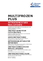 Предварительный просмотр 1 страницы Bonnet Neve MULTIFROZEN PLUS User Instructions