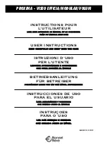 Preview for 1 page of Bonnet Neve PROXIMA EFFICIA User Instructions