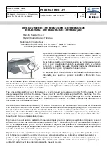 Preview for 22 page of Bonnet Neve PROXIMA-VISEO LIFT Manual