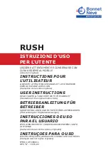 Bonnet Neve RUSH User Instructions предпросмотр