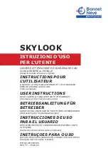 Bonnet Neve SkyLook User Instructions preview