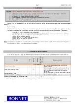 Preview for 8 page of Bonnet ADVANCIA Instructions For Use Manual