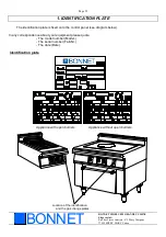 Preview for 23 page of Bonnet B-B9P.BBC1000.G Manufacturer'S Instructions