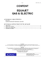 Preview for 13 page of Bonnet EQUAJET Installation Manual