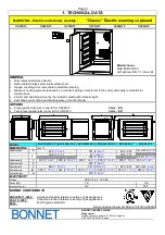 Preview for 4 page of Bonnet MAESTRO COOKING SUITE Operating And Maintenance Manual