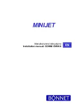 Предварительный просмотр 8 страницы Bonnet MINIJET ELECTRIC Installation Manual