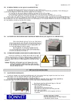 Предварительный просмотр 17 страницы Bonnet MINIJET ELECTRIC Installation Manual