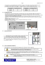 Предварительный просмотр 18 страницы Bonnet MINIJET ELECTRIC Installation Manual