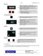 Preview for 7 page of Bonnet MINIJET ELECTRIC Operating Manual