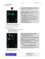 Preview for 11 page of Bonnet MINIJET ELECTRIC Operating Manual