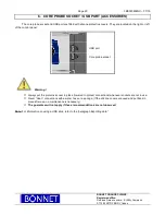 Preview for 21 page of Bonnet MINIJET ELECTRIC Operating Manual