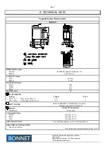 Preview for 3 page of Bonnet P072825 Manufacturer'S Instructions