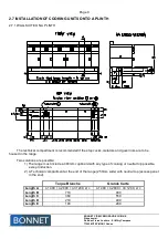 Preview for 10 page of Bonnet P072825 Manufacturer'S Instructions