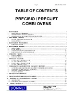 Preview for 2 page of Bonnet PRECIJET Maintenance Manual