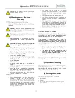 Предварительный просмотр 19 страницы bonomi A4M001 Safety And Users Manual