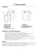 Preview for 4 page of Bonsaii 3D14 User Manual