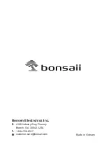 Preview for 8 page of Bonsaii C221-A Instruction Manual