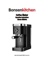 BonsenKitchen CM8001 Operation Instructions Manual preview