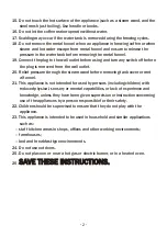 Preview for 5 page of BonsenKitchen CM8001 Operation Instructions Manual