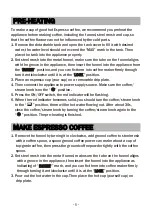 Preview for 8 page of BonsenKitchen CM8001 Operation Instructions Manual