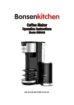 BonsenKitchen CM8002 Operation Instructions Manual предпросмотр