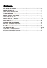 Preview for 2 page of BonsenKitchen CM8002 Operation Instructions Manual