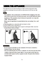 Preview for 8 page of BonsenKitchen CM8002 Operation Instructions Manual