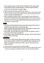 Preview for 9 page of BonsenKitchen CM8002 Operation Instructions Manual