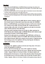 Preview for 10 page of BonsenKitchen CM8002 Operation Instructions Manual